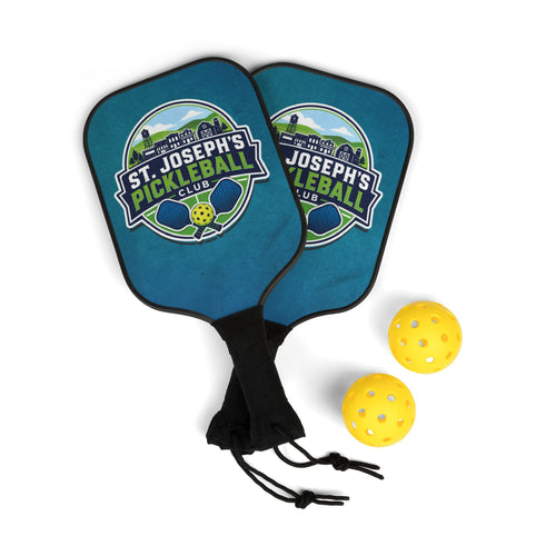 Pickleball Paddle Set — St. Joseph’s Pickleball Club Logo Kit (2 Paddles + Balls)